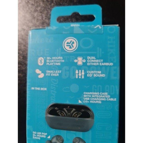 JLab Audio Go Air True In Ear Wireless Headphones - Blue - Picture 3 of 3